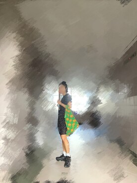 「MONKI（モンキ）のアイテム（ワンピース/ドレス）」を使った、Winky さん（レディース・150cm）の春コーディネート