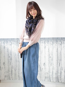 「LALA（ララ）のアイテム」を使った、LALABoutiqueさん（レディース・160cm）の春コーディネート