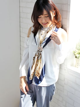 「LALA（ララ）のアイテム」を使った、LALABoutiqueさん（レディース・160cm）の春コーディネート