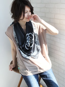 「LALA（ララ）のアイテム」を使った、LALABoutiqueさん（レディース・160cm）の春コーディネート