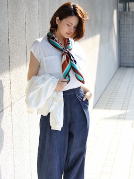 「LALA（ララ）のアイテム」を使った、LALABoutiqueさん（レディース・160cm）の春コーディネート