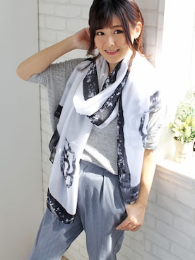 「LALA（ララ）のアイテム」を使った、LALABoutiqueさん（レディース・160cm）の春コーディネート