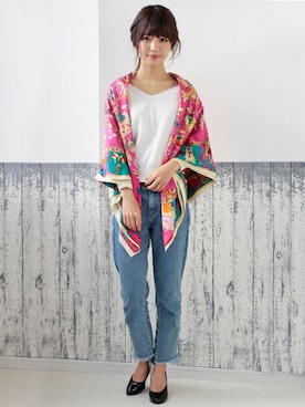 「LALA（ララ）のアイテム」を使った、LALABoutiqueさん（レディース・160cm）の春コーディネート