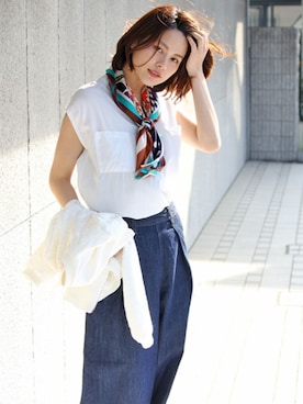 「LALA（ララ）のアイテム」を使った、LALABoutiqueさん（レディース・160cm）の春コーディネート