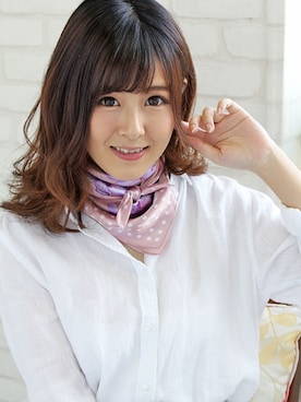 「LALA（ララ）のアイテム」を使った、LALABoutiqueさん（レディース・160cm）の春コーディネート
