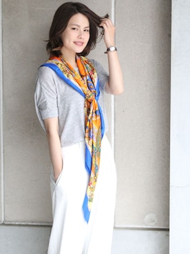 「LALA（ララ）のアイテム」を使った、LALABoutiqueさん（レディース・160cm）の春コーディネート