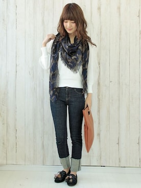 「モカシン」｜LALABoutiqueさん（レディース・160cm）の春コーディネート