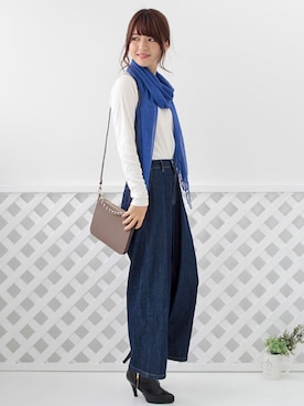 「LALA（ララ）のアイテム」を使った、LALABoutiqueさん（レディース・160cm）の春コーディネート