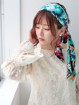 「LALA（ララ）のアイテム」を使った、LALABoutiqueさん（レディース・160cm）の春コーディネート