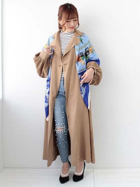 「LALA（ララ）のアイテム」を使った、LALABoutiqueさん（レディース・160cm）の春コーディネート