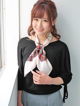 「LALA（ララ）のアイテム」を使った、LALABoutiqueさん（レディース・160cm）の春コーディネート