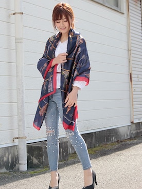 「LALA（ララ）のアイテム」を使った、LALABoutiqueさん（レディース・160cm）の春コーディネート