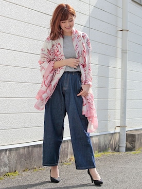 「LALA（ララ）のアイテム」を使った、LALABoutiqueさん（レディース・160cm）の春コーディネート