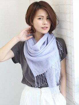 「LALA（ララ）のアイテム」を使った、LALABoutiqueさん（レディース・160cm）の春コーディネート