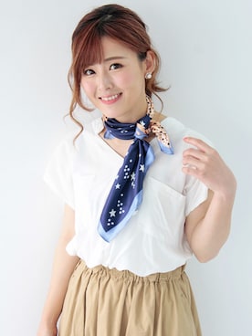 「LALA（ララ）のアイテム」を使った、LALABoutiqueさん（レディース・160cm）の春コーディネート