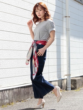 「LALA（ララ）のアイテム」を使った、LALABoutiqueさん（レディース・160cm）の春コーディネート