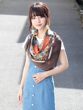 「運動会」｜「アイテム（財布/小物）」を使った、LALABoutiqueさん（レディース・160cm）の春コーディネート