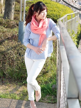 「LALA（ララ）のアイテム」を使った、LALABoutiqueさん（レディース・160cm）の春コーディネート