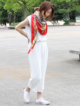 「LALA（ララ）のアイテム」を使った、LALABoutiqueさん（レディース・160cm）の春コーディネート