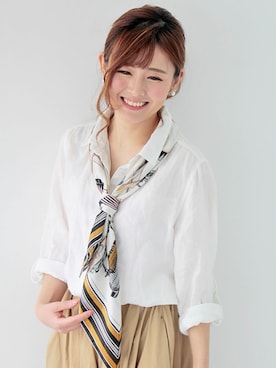 「LALA（ララ）のアイテム」を使った、LALABoutiqueさん（レディース・160cm）の夏コーディネート