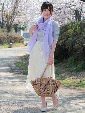 「LALA（ララ）のアイテム」を使った、LALABoutiqueさん（レディース・160cm）の夏コーディネート