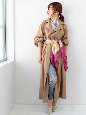 「LALA（ララ）のアイテム」を使った、LALABoutiqueさん（レディース・160cm）の夏コーディネート