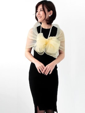 「アイテム（マフラー）」を使った、LALABoutiqueさん（レディース・160cm）の夏コーディネート