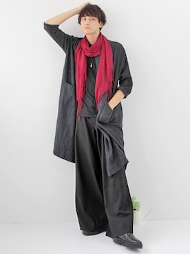 「LALA（ララ）のアイテム」を使った、LALABoutiqueさん（メンズ・180cm）の夏コーディネート