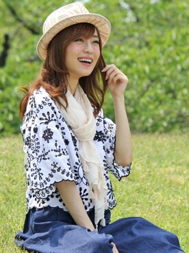 「LALA（ララ）のアイテム」を使った、LALABoutiqueさん（レディース・160cm）の夏コーディネート