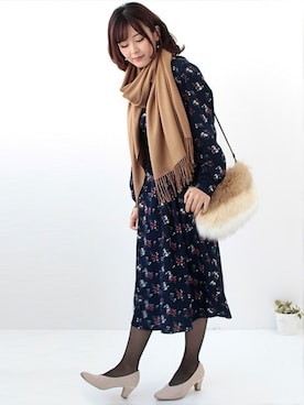 「LALA（ララ）のアイテム」を使った、LALABoutiqueさん（レディース・160cm）の秋コーディネート