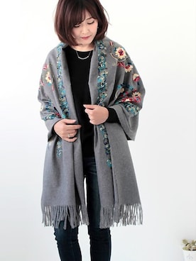 「LALA（ララ）のアイテム」を使った、LALABoutiqueさん（レディース・160cm）の秋コーディネート