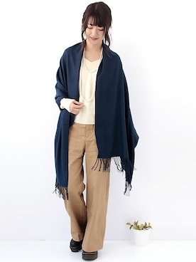 「シンプルおしゃれが好き」｜LALABoutiqueさん（レディース・160cm）の秋コーディネート