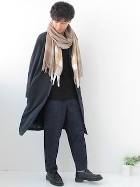 「きちんとスタイル」｜LALABoutiqueさん（メンズ・180cm）の秋コーディネート