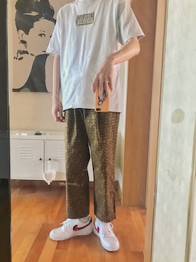 「LMCのアイテム（パンツ）」を使った、chaioonさん（メンズ・178cm）の夏コーディネート