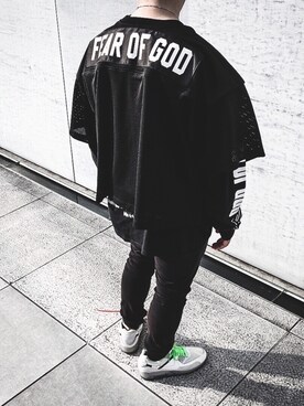【USED】FEAR OF GOD
Mesh Football Jersey