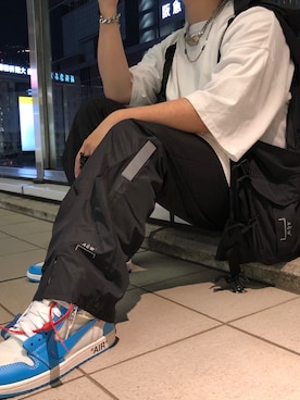 「アイテム（その他アウター）」を使った、༅ ༂ ༕さん（メンズ・165cm・20代）の夏コーディネート