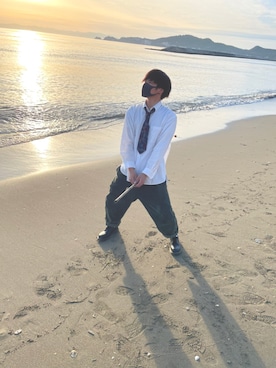 「GRIZZLY（グリズリー）のアイテム（パンツ）」を使った、wearyusei0723さん（メンズ・177cm）の春コーディネート