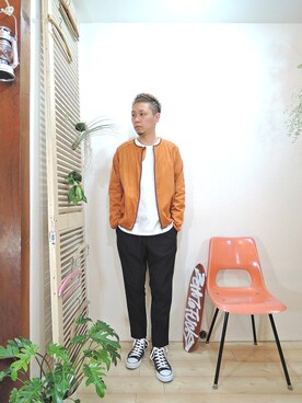 「melple（メイプル）のアイテム（ジャケット/アウター）」を使った、ReTrickさん（メンズ・170cm）の冬コーディネート