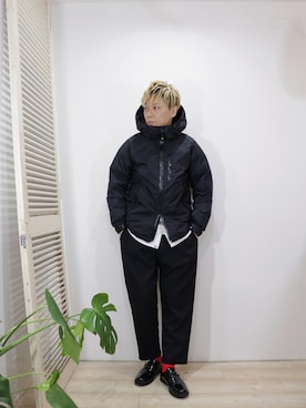 「MANEBU（マネブ）のアイテム（シューズ）」を使った、ReTrickさん（メンズ・170cm）の秋コーディネート