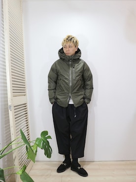 「MANEBU（マネブ）のアイテム（シューズ）」を使った、ReTrickさん（メンズ・170cm）の秋コーディネート