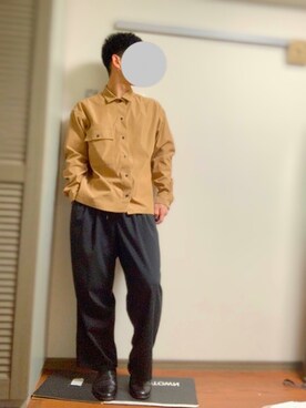 「ニコアンド」｜「アイテム（スリッポン）」を使った、ゆー🐇さん（メンズ・168cm）の春コーディネート