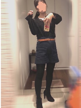 「SpRay PREMIUM（スプレイプレミアム）のアイテム（パンツ）」を使った、takezoさん（レディース・150cm）の春コーディネート
