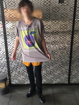 「アイテム（ドレスシューズ、グリーン系）」を使った、東こをいちさん（メンズ・170cm）の夏コーディネート