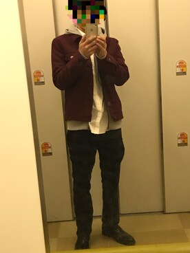 「メルトン」｜「アイテム（その他）」を使った、sprayさん（メンズ・169cm）の冬コーディネート