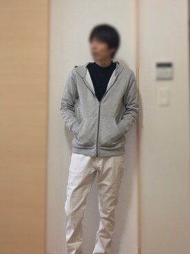 「improves（インプローブス）のアイテム（パーカー）」を使った、sprayさん（メンズ・169cm）の春コーディネート