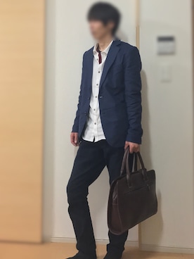 「おとなコーデ」｜「アイテム（チノパンツ）」を使った、sprayさん（メンズ・169cm）の春コーディネート