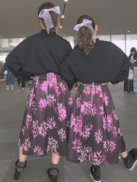 「snidel」｜「アイテム（スウェット）」を使った、Aさん（レディース・153cm）の秋コーディネート