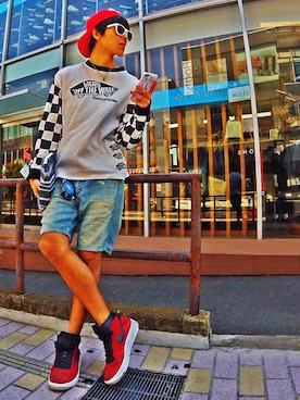 「Gopro」｜赤塚 翔太さん（メンズ・172cm）の春コーディネート