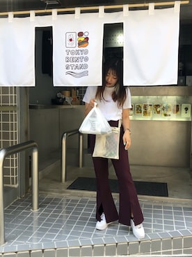 「ピクニック」｜カオさん（レディース・153cm）の夏コーディネート