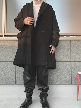 「Basis Broek Belgium（バージスブルック）のアイテム（ジャケット/アウター）」を使った、SUNさん（メンズ・170cm）の冬コーディネート